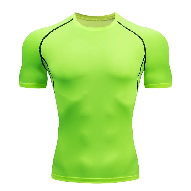 Men's Compression Shirt – Short Sleeve Workout Tee