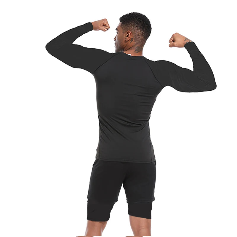 Men’s Long-Sleeve Fitness T-Shirt – Performance Sportswear