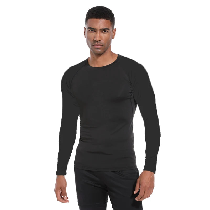 Men’s Long-Sleeve Fitness T-Shirt – Performance Sportswear