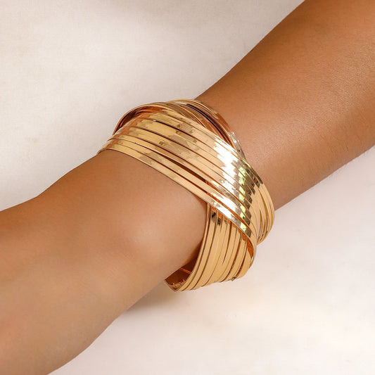 Open Bangles – Gold and Silver Colors