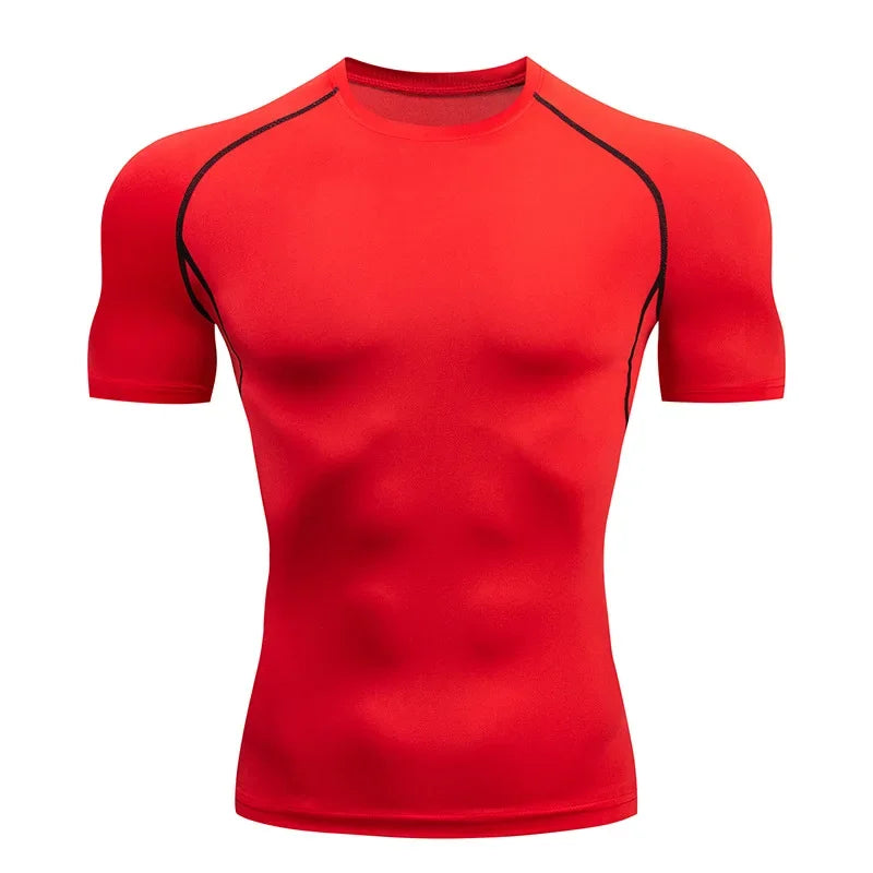 Men's Compression Shirt – Short Sleeve Workout Tee