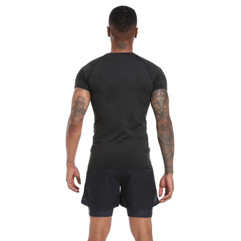 Men's Compression Shirt – Short Sleeve Workout Tee