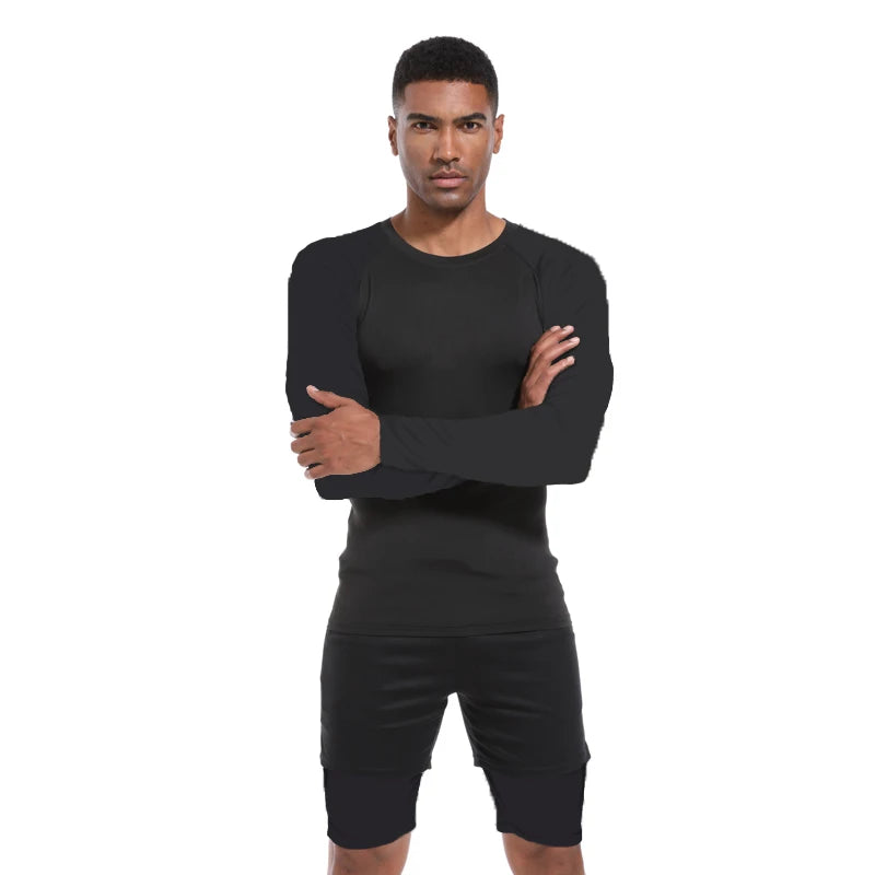 Men’s Long-Sleeve Fitness T-Shirt – Performance Sportswear