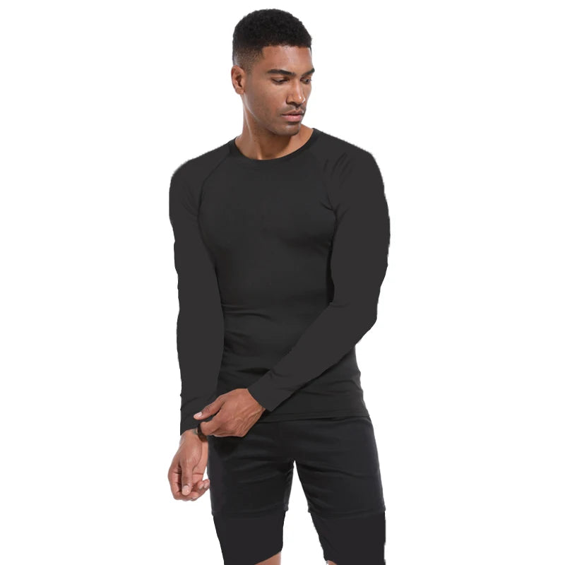 Men’s Long-Sleeve Fitness T-Shirt – Performance Sportswear