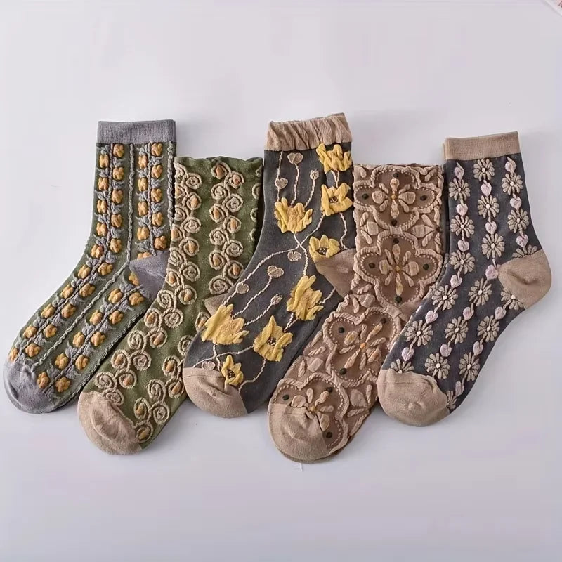 Cute Women's Cotton Socks – Fun & Cozy Animal-Themed Designs