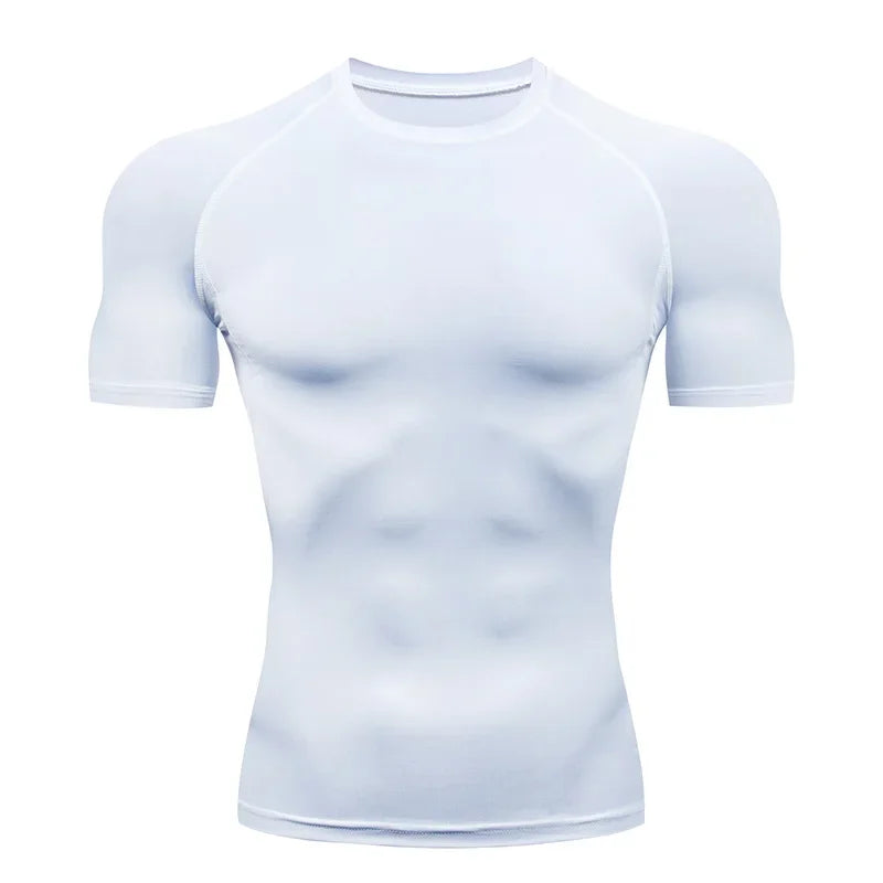 Men's Compression Shirt – Short Sleeve Workout Tee