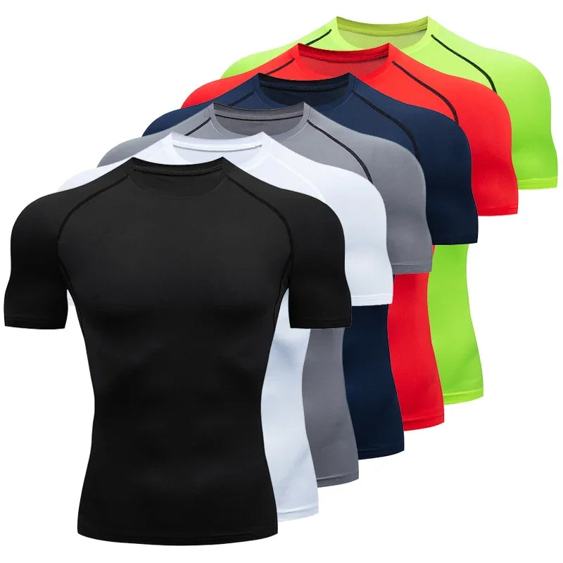 Men's Compression Shirt – Short Sleeve Workout Tee