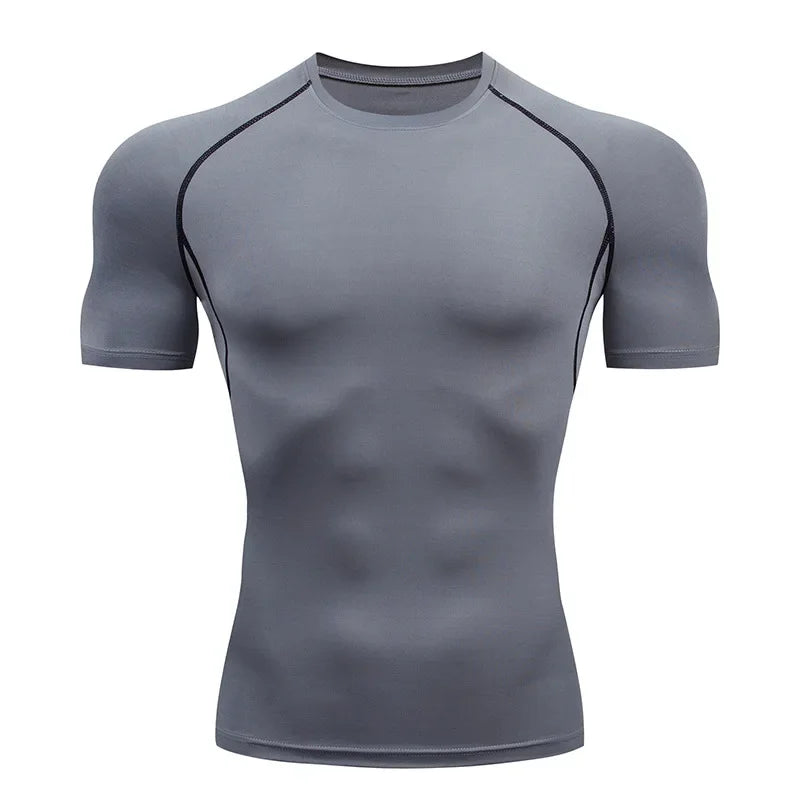 Men's Compression Shirt – Short Sleeve Workout Tee