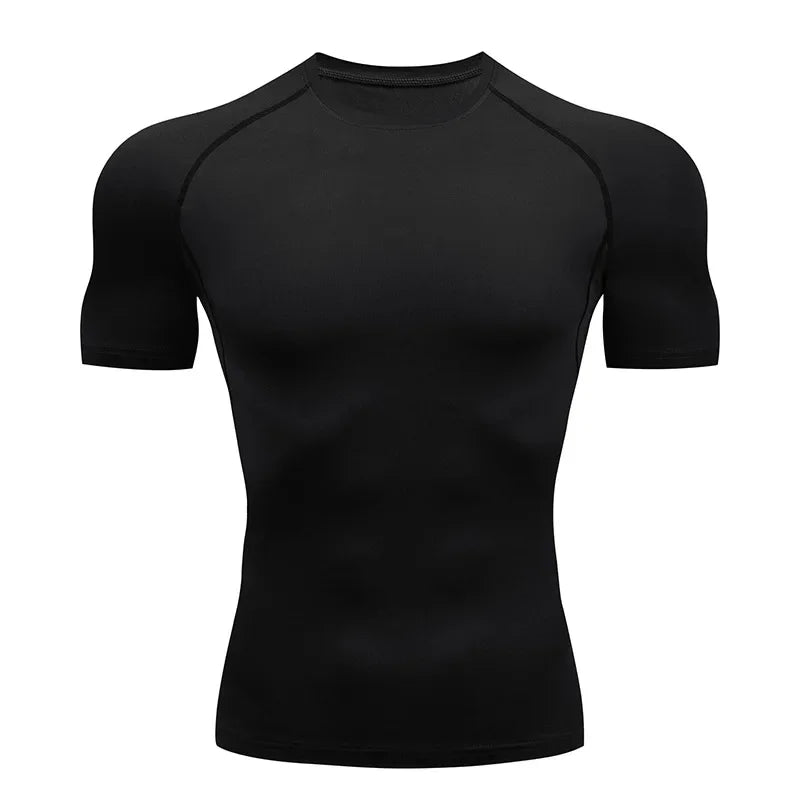 Men's Compression Shirt – Short Sleeve Workout Tee